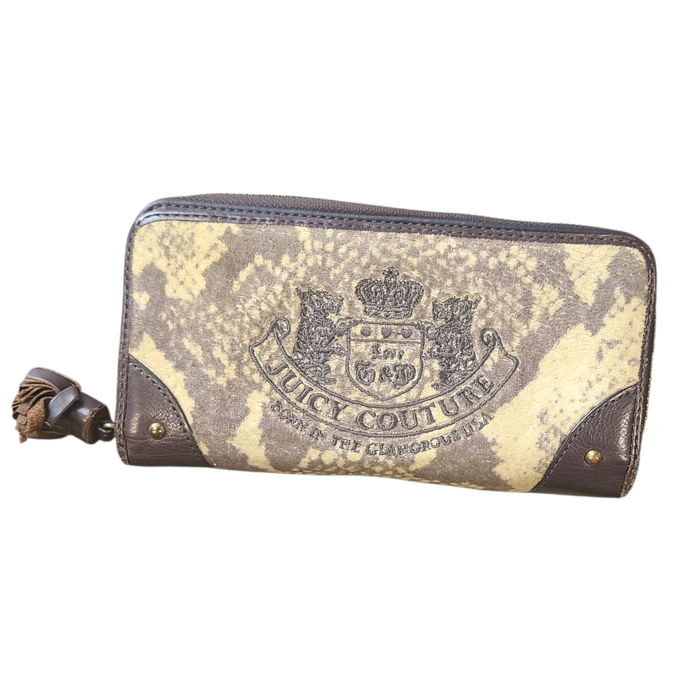 Juicy Couture Python Daydreamer Tote Wallet Set Y2K Vintage McBling Rare - Picture 11 of 14